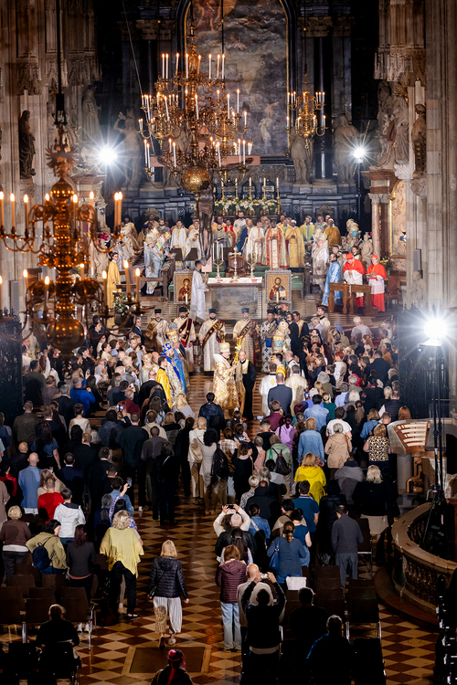 byzantinisches Pontifikalamt Stephansdom