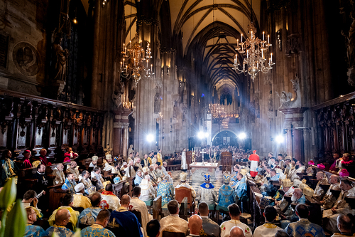byzantinisches Pontifikalamt Stephansdom