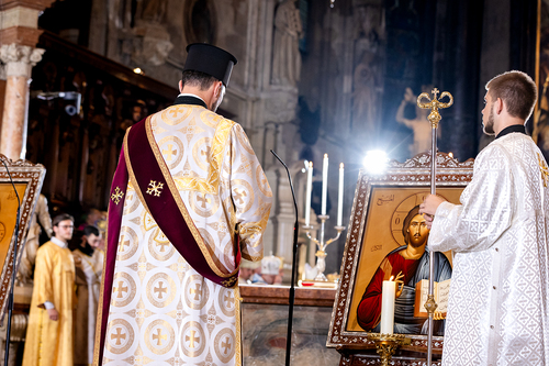 byzantinisches Pontifikalamt Stephansdom